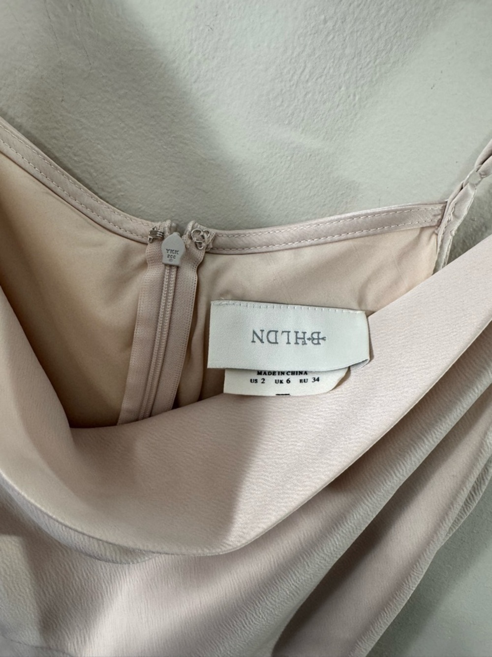 BHLDN Malynn Maxi Slip Dress Cowl Dress In Oyster NWT - Picture 13 of 13